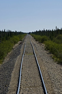 Images Dated 14th August 2008: Churchill, Manitoba. Train to Churchill from Winnipeg