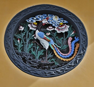 Cicular Wall art Jade Buddha Temple, Shanghai, China