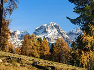 Northern Italy Prints: Cima Brenta. View of the Dolomiti di Brenta from Val Rendena in the Parco Naturale Adamello Brenta