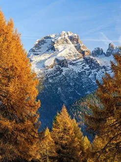 Northern Italy Prints: Cima Brenta. View of the Dolomiti di Brenta from Val Rendena in the Parco Naturale Adamello Brenta