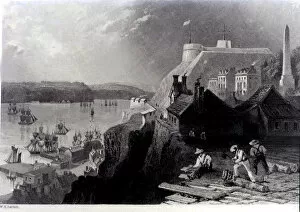 The Citadel of Quebec. 18th cent. Canada