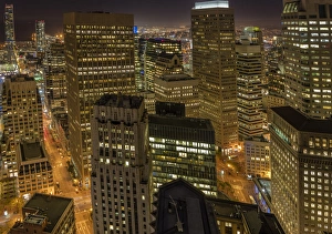 Images Dated 27th April 2016: City view from the 40th Floor of the Loews Regency Hotel in San Francisco, California