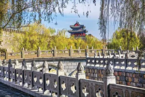 Confucius Prints: City Wall Gate Tower, Qufu, Shandong Province