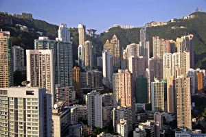 Office Block Prints: Cityscape of Hong