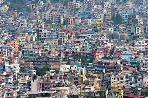 Nepal Prints: Cityscape of Kathmandu, Nepal