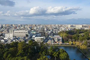 Modern Prints: Cityscape of Nagoya, Aichi Prefecture, Japan