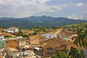 Sancti Spiritus Prints: Cityscape, Trinidad, UNESCO World Heritage site, Cuba