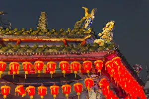 Taiwan Prints: Cixian Temple dedicated to Matsu in Shilin, Taipei, Taiwan
