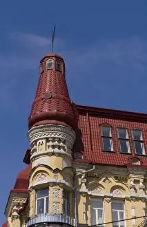 Kiev Prints: Classic architecture in downtown city center in Kiev Ukraine