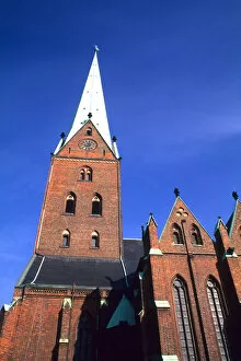 Images Dated 15th April 2005: Classic Architecture of St Petri Church Hamburg Germany