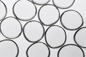 Pebble Prints: Clear Glass Pebbles with light