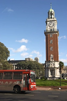 Images Dated 24th August 2005: Clock tower called Torre de los Ingleses (the Englishmens tower) renamed Torre Monumental