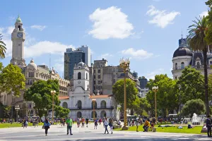 City Hall Prints: Clock tower of City Legislature Building, Buenos Aires Cabildo