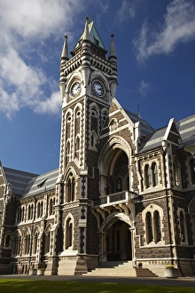 Clock Tower, Registry Building, University of Otago, Dunedin, South Island, New Zealand