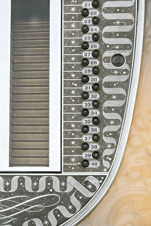 Route 66 Prints: Close up of an antique jukebox, Wilmington, Illinois, USA. Route 66