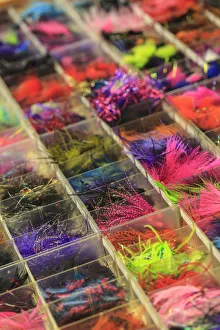 Images Dated 3rd June 2013: Close-up of fly fishing lures