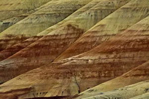 Landscape Prints: Close-up of Painted Hills, John Day Fossil Beds National Monument, Mitchell, Oregon, USA