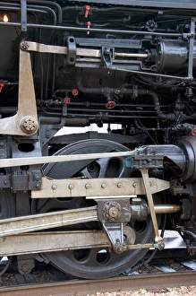 Images Dated 24th September 2005: Close up detail view of a steam locomotive drive wheel