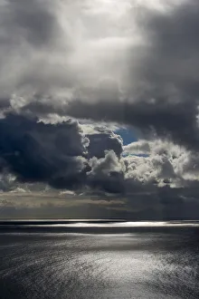 South Africa Prints: Clouds above the ocean, Cape Point, Cape Peninsula, South Africa