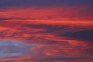Images Dated 14th March 2010: Clouds at Sunset, Dunedin, Otago, South Island, New Zealand