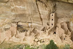 Images Dated 2nd May 2007: CO, Colorado, Mesa Verde National Park, home of Ancestral Pueblo people, cliff dwellings