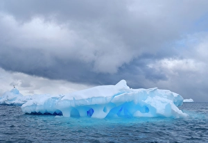 Polar Region Prints: The coast of Brabant Island at Chiriguano Bay in the Palmer Archipelago during spring