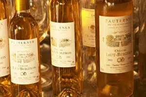 Maturing Prints: A collection of bottles of different sizes 2000 and 2001 - Chateau Haut Bergeron