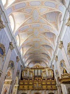 Images Dated 2021 April: The collegiate church, the interior. Gottweig Abbey, a UNESCO World Heritage Site, Wachau