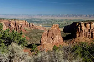 Clear Sky Prints: Colorado, Grand Junction, Colorado National Monument. Independence Rock Overlook
