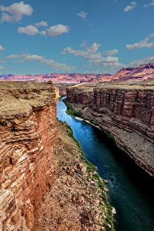 The Colorado River from the Marble Canyon overlook near Page, Arizona