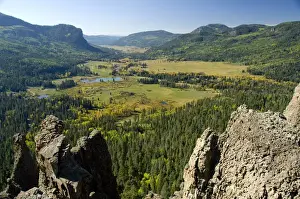 Elevation Prints: Colorado, Roadside views between Pagosa (healing waters) Springs & Wolf Creek Pass