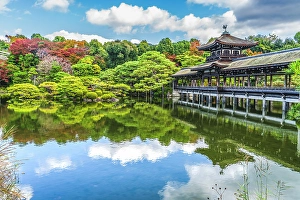 Kyoto Prints: Colorful Autumn, Taihei-kaku, Heian-jingu Shrine