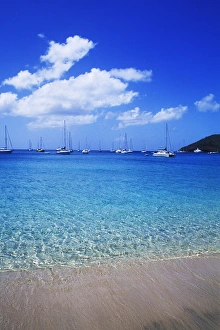 Images Dated 3rd September 2003: Colorful beach Princess Margaret Beach in Bequia, Grenadines