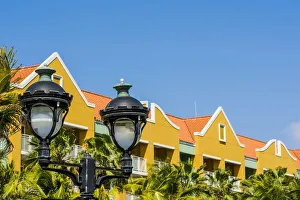 Prints of Colorful buildings, architecture in capital city Willemstad, Curacao Caribbean Prints: Colorful buildings, architecture in capital city Willemstad, Curacao