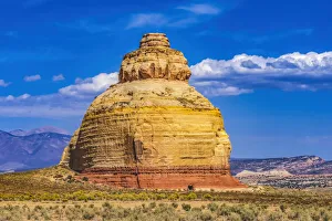 Highway Prints: Colorful Church rock formation entrance, Canyonlands National Park, Needles District