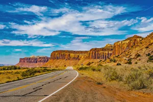 Highway Prints: Colorful Cliffs, Highway 211, Canyonlands National Park, Needles District, Utah