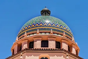 City Hall Prints: Colorful dome City Hall, Tucson, Arizona