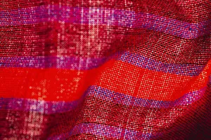 Colorful fabric detail