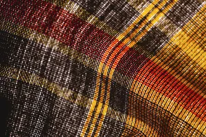 Images Dated 12th August 2021: Colorful fabric detail
