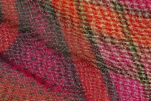 Images Dated 12th August 2021: Colorful fabric detail