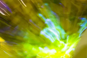 Graphic Prints: Colorful glass with blurred motion effect