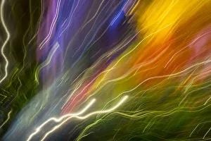 Images Dated 9th April 2016: Colorful glass with blurred motion effect