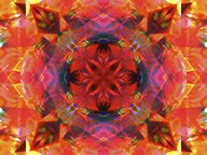 Images Dated 21st October 2019: Colorful kaleidoscope