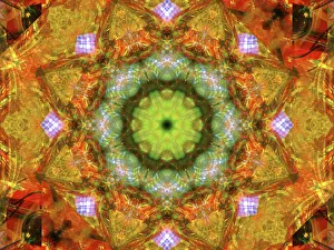 Images Dated 21st October 2019: Colorful kaleidoscope