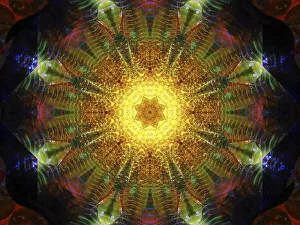 Images Dated 21st October 2019: Colorful kaleidoscope