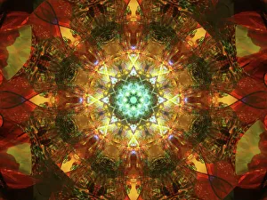 Images Dated 21st October 2019: Colorful kaleidoscope