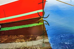 Marina Prints: Colorful marina reflections, Honfleur