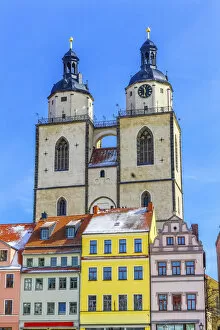 Cityscapes Gallery: Colorful Market Square, Saint Marys City Church, Stadtkirche Wittenberg, Germany