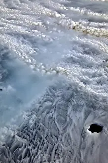 Colorful mineral deposits created from geothermal runoff