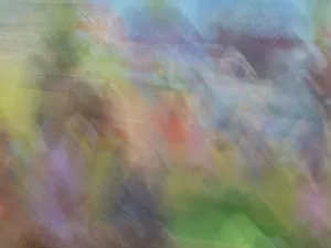 Rainbow Prints: Colorful mural